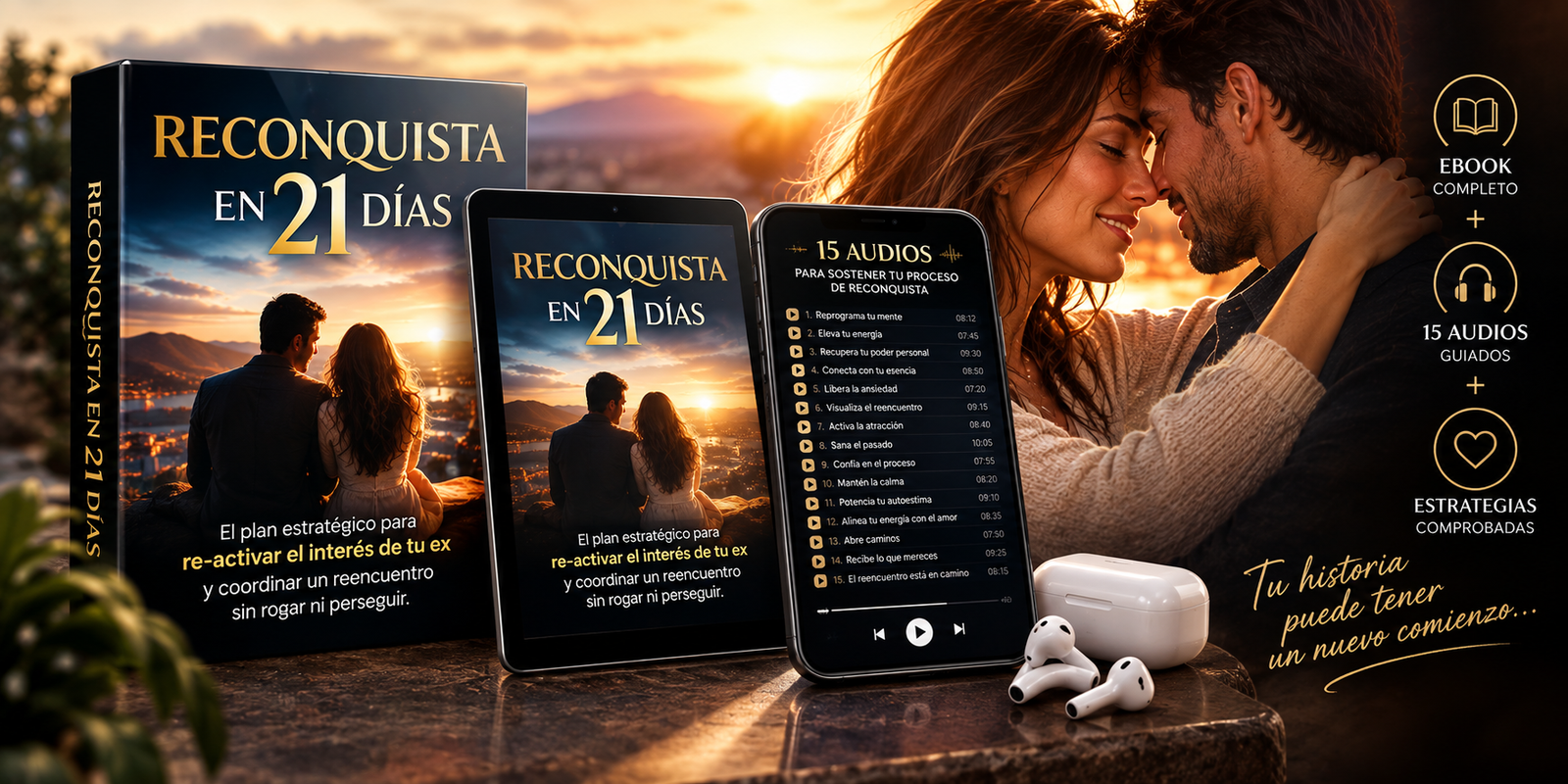 Kit Digital Reconquista en 21 Días - Libro y Audios